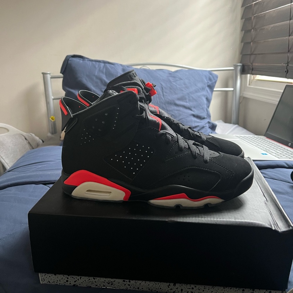 Black and Red Sneakers